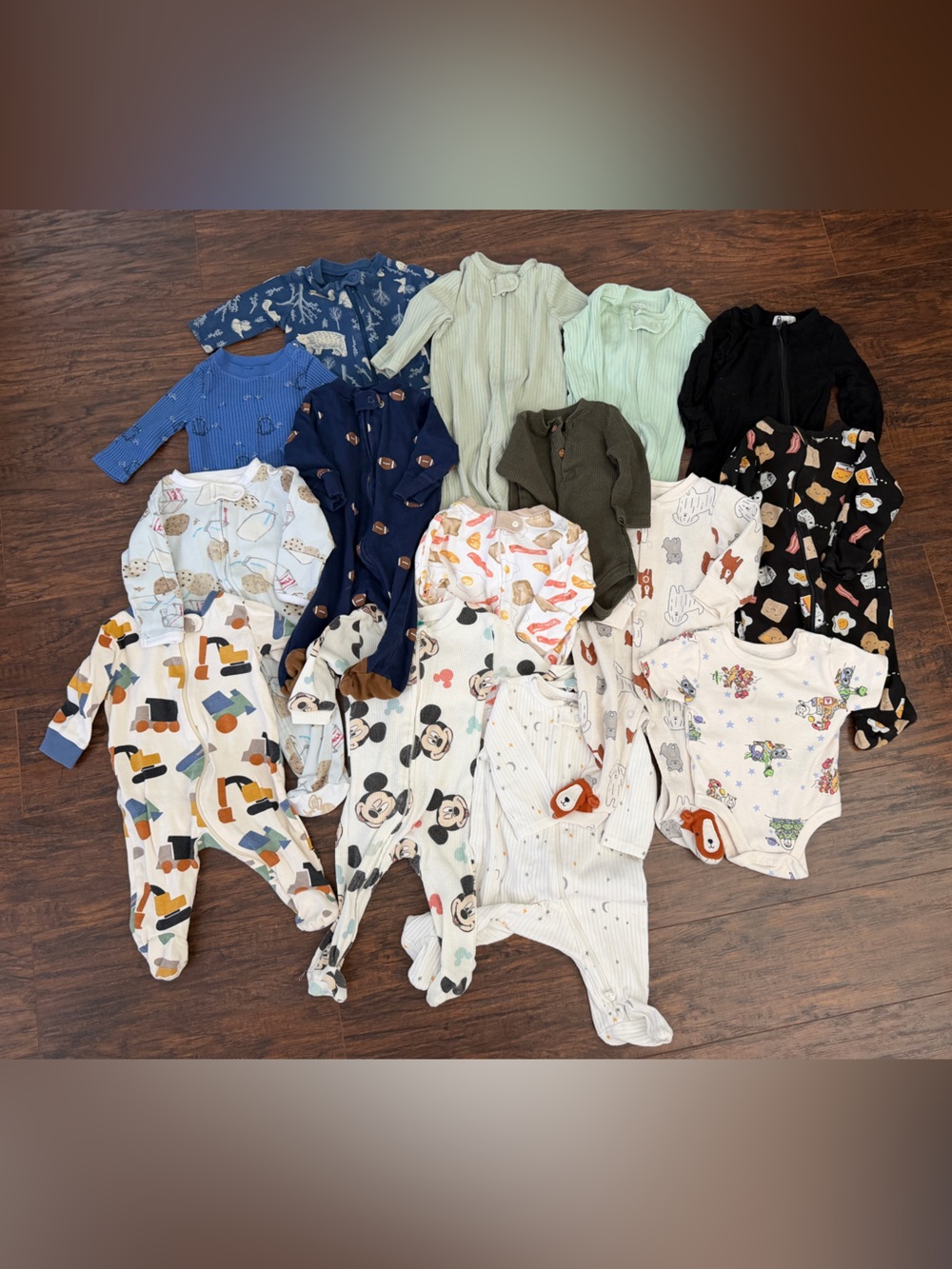 Mixed Baby Onesie Bundle - 0-3 mos